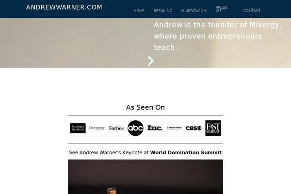 Site using Parallax Scroll plugin