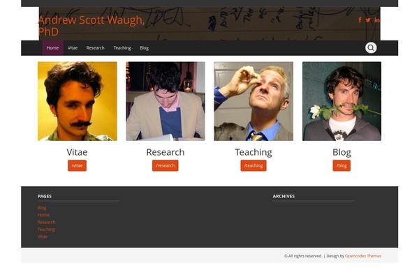 Openstrap theme site design template sample