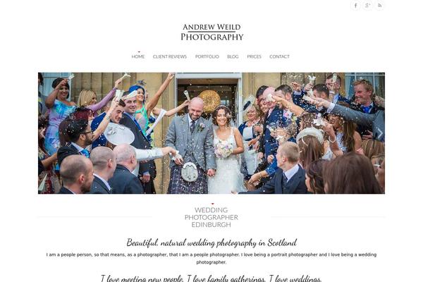 Tripod theme site design template sample