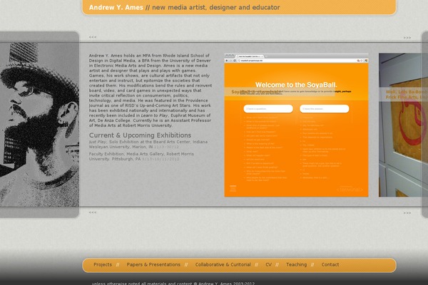 Sandbox theme site design template sample