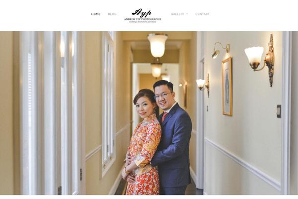 Vega theme site design template sample