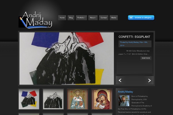 Ephoto theme site design template sample