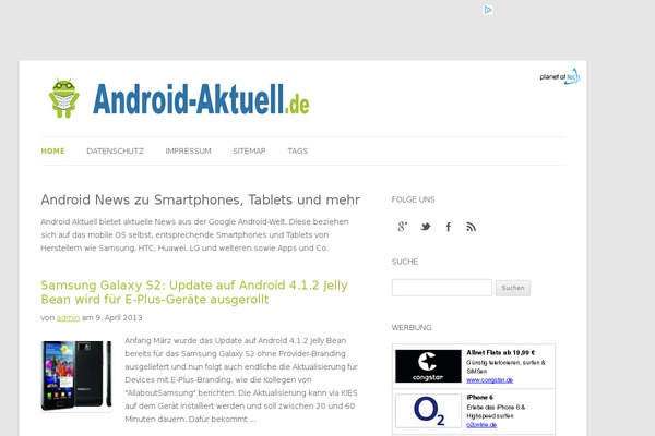 Site using Brankic Social Media Widget plugin