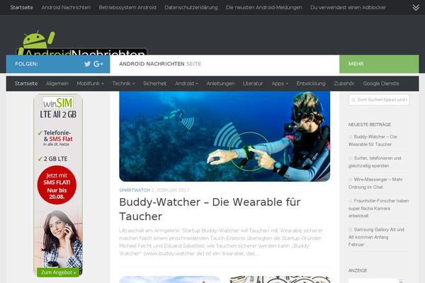 Customizr theme site design template sample