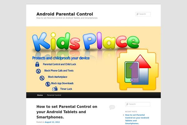 android-parental-controls.com site used Twenty Eleven