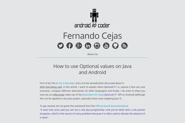 Decode theme site design template sample