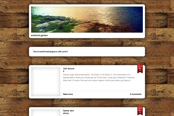 Panels theme site design template sample