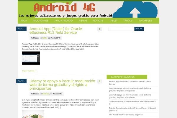 android4g.net site used Androido