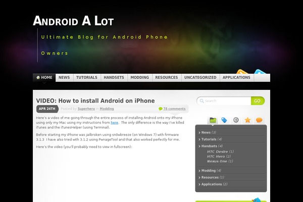 Mystique theme site design template sample