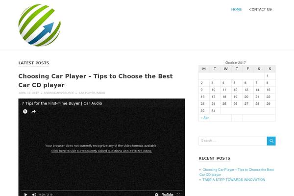 Poseidon theme site design template sample
