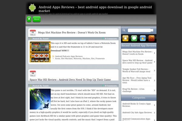 iPhoneLike theme site design template sample