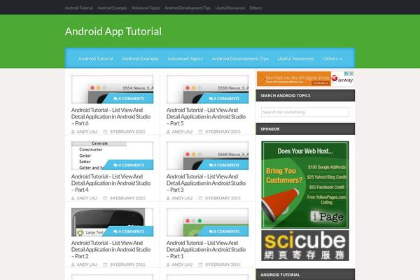 androidapptutorial.com site used Reviewgine Affiliate
