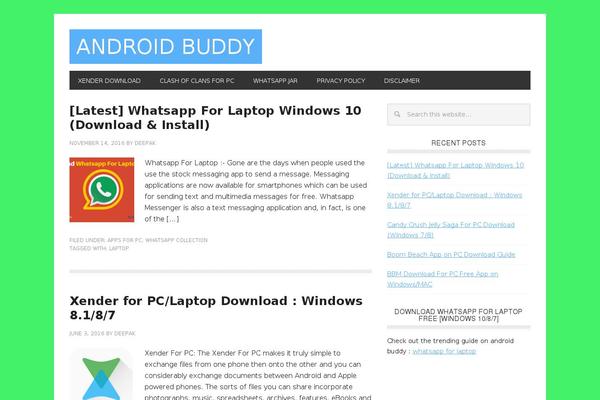 androidbuddy.net site used Business Gravity