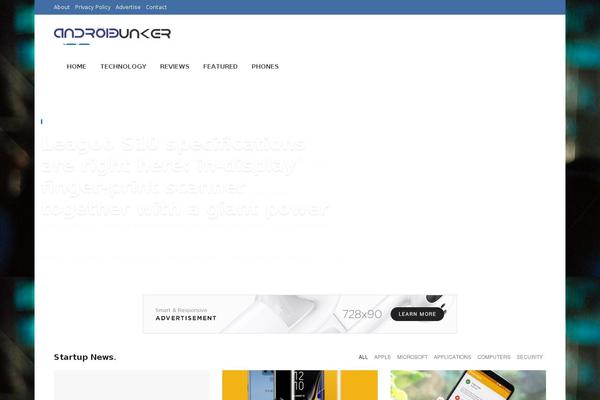 Site using Theia-post-slider plugin