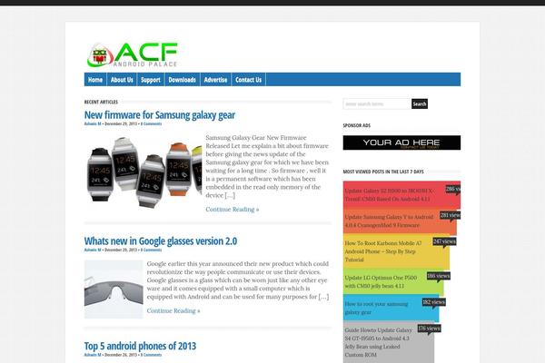androidcustomfirmware.com site used Wp Clearvideo