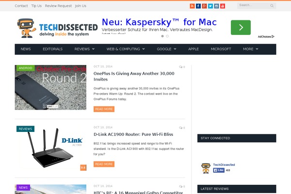 SmartMag theme site design template sample