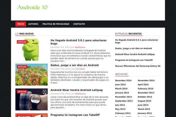 Today theme site design template sample