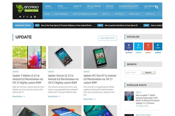 aec theme websites examples