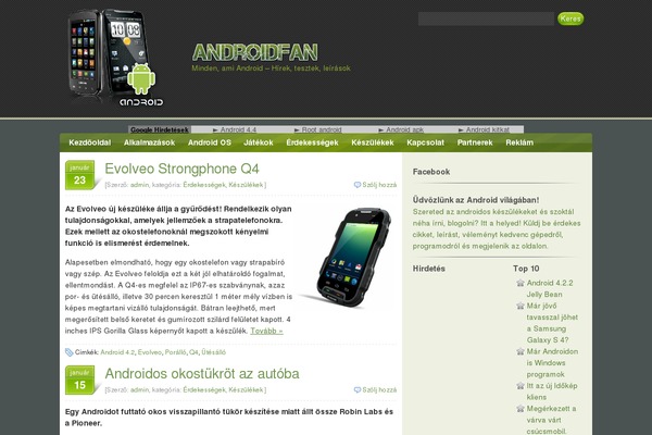 Green Hope theme site design template sample