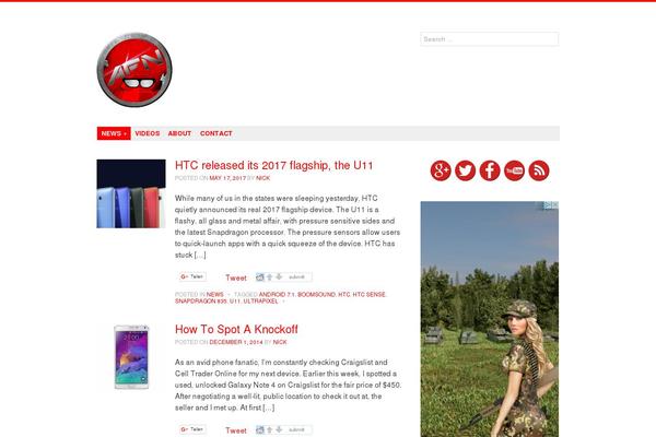 Site using Flickr Justified Gallery plugin