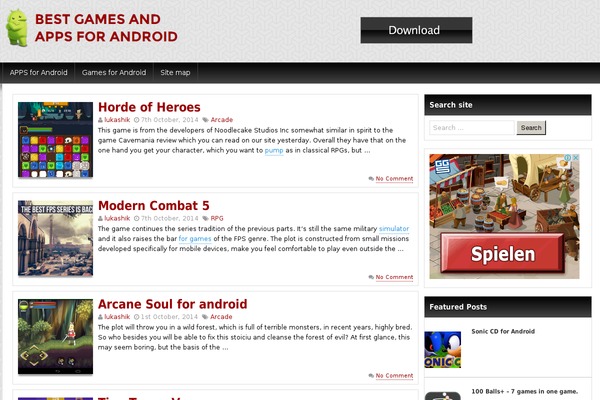 androidfreegames.org site used Newage