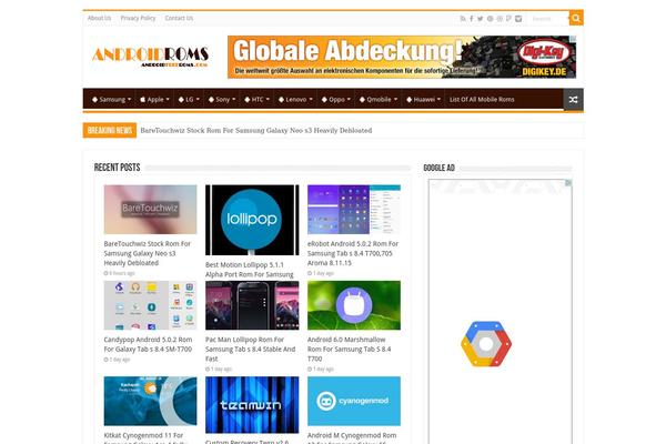 Site using Social Counter plugin