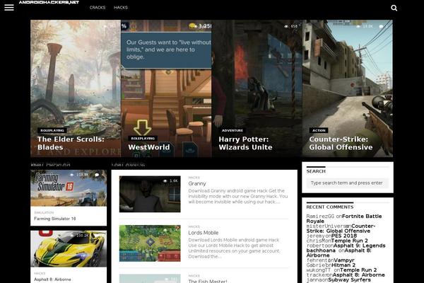 Flex Mag theme site design template sample