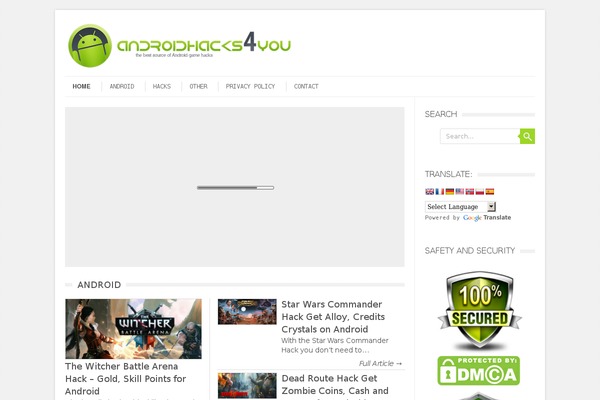Site using AE Visitor plugin