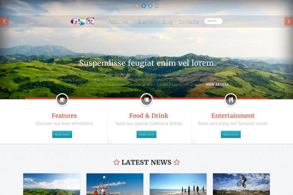 Clinto theme site design template sample