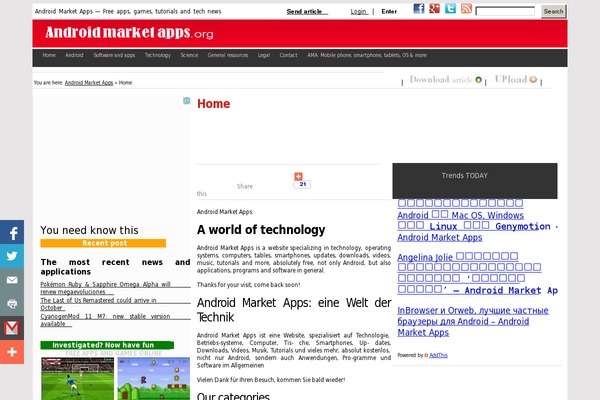 Site using Aitomaticblog plugin