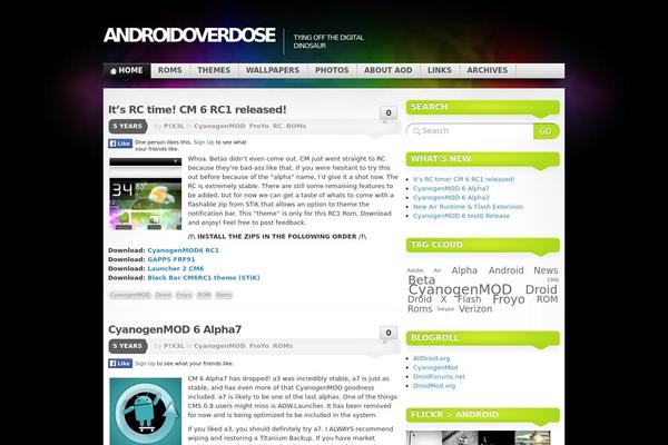 Mystique theme site design template sample