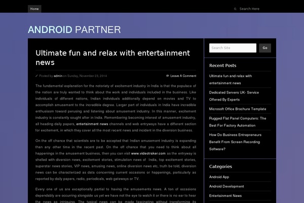 Organic_tech theme site design template sample