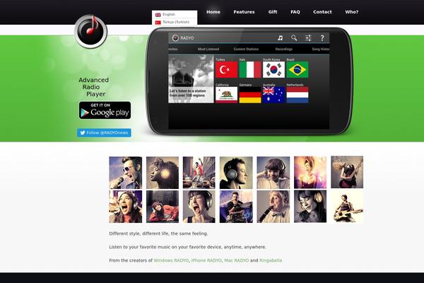 pandora theme site design template sample