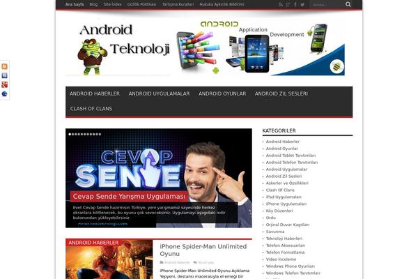 Jarida theme site design template sample