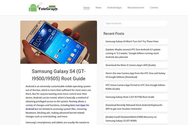 Nova theme site design template sample