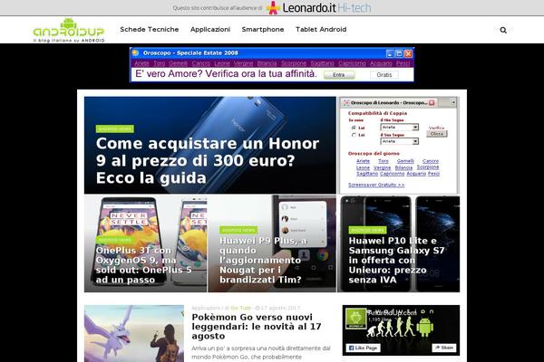 Admag theme site design template sample