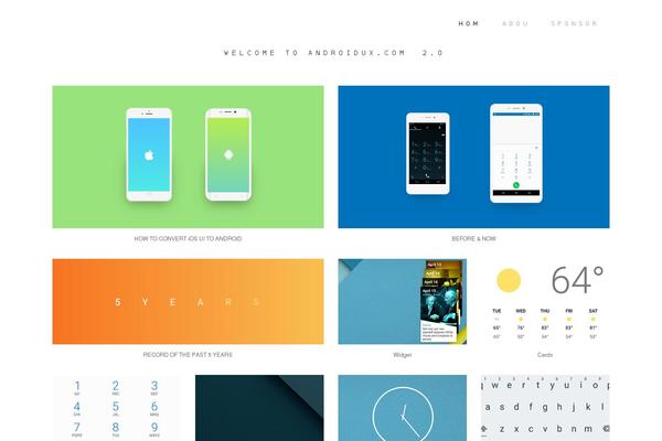 Semplice theme site design template sample