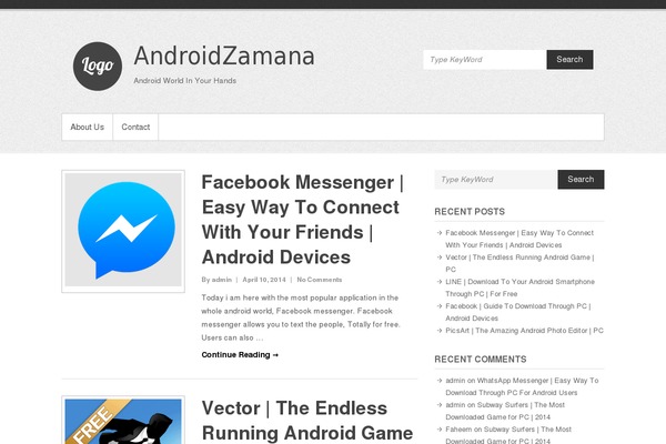 Simple Catch theme site design template sample