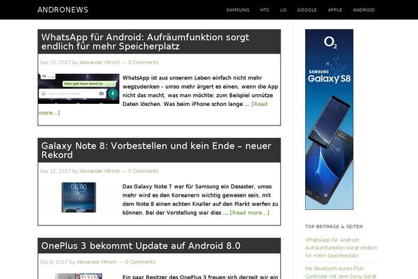 Magazine Pro theme site design template sample
