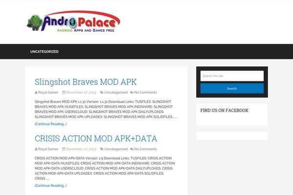 andropalace.co site used Schema