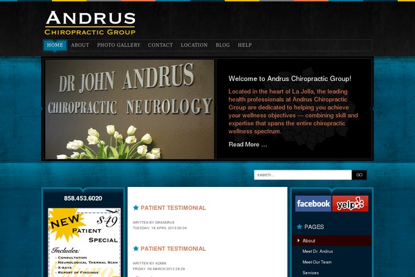 andruschiropractic.com site used Rt_perihelion_wp