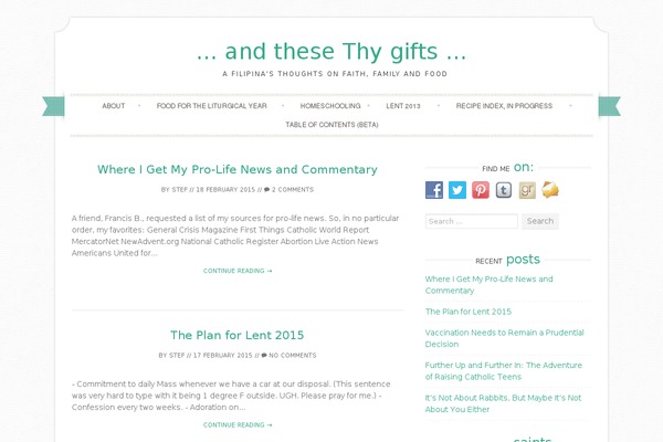 Sugar and Spice theme site design template sample