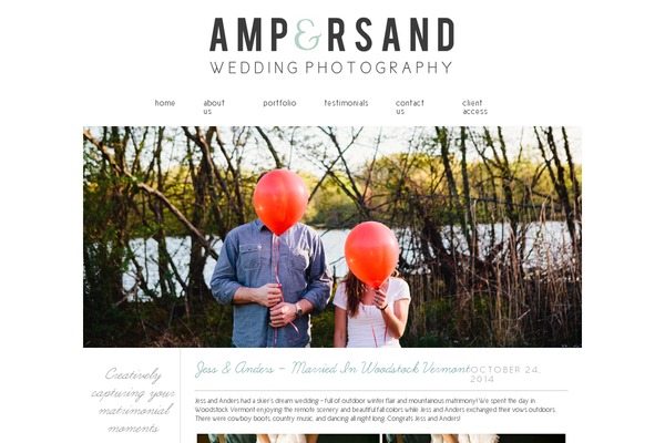 Prophoto4 theme site design template sample