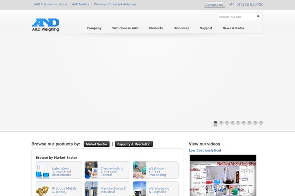 Minimal theme site design template sample