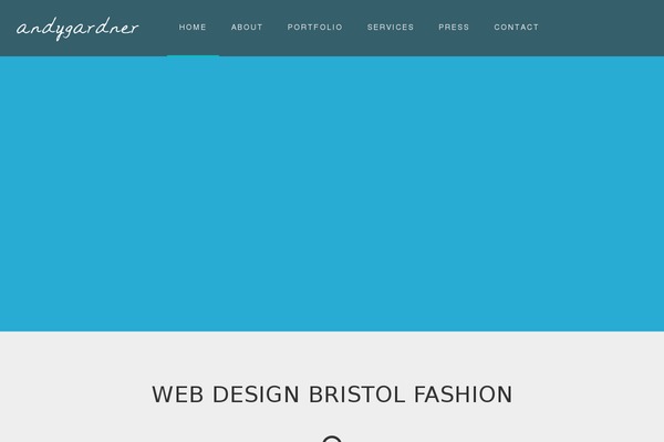 andy-gardner.co.uk site used Web Design