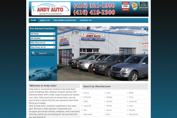 Automobile theme site design template sample