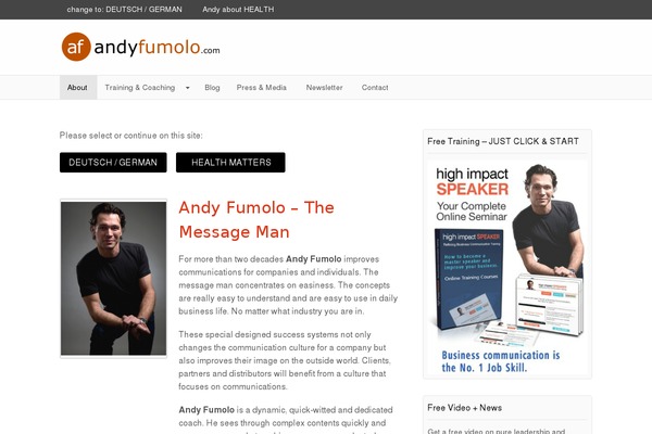 Enfold theme site design template sample
