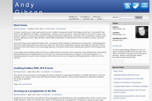Essentials theme site design template sample