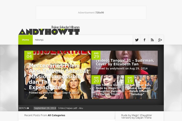 Site using Weaver Show Posts plugin