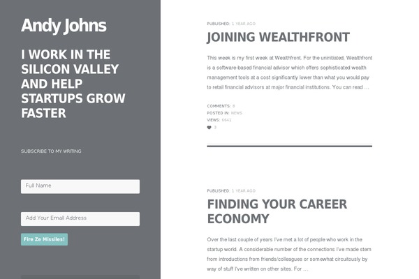 blooog-child theme websites examples